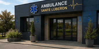 Locaux des Ambulances Santé Luberon à Cavaillon dans le Vaucluse