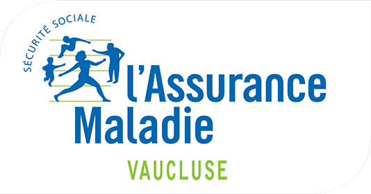 Logo de la CPAM Assurance Maladie pour le transport sanitaire des Ambulances Santé Luberon
